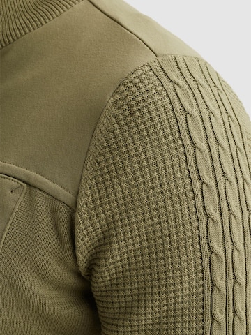 PME Legend - Jersey 'Pullover with half zipper' en verde