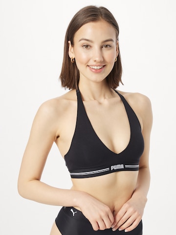 Invisible Soutien-gorge PUMA en noir : devant