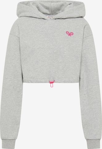 myMo ATHLSR Sportief sweatshirt in Grijs: voorkant