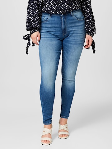 ONLY Curve Skinny Jeans 'ROYAL' in Blauw: voorkant