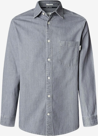 Coupe regular Chemise 'Classic' Pepe Jeans en gris : devant