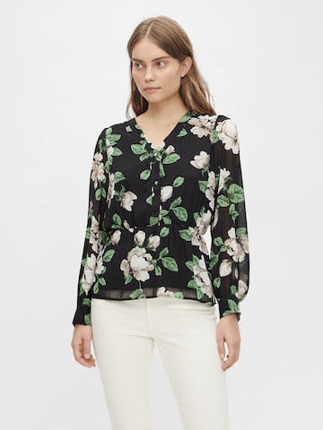 OBJECT Blouse 'Mila' in Zwart: voorkant