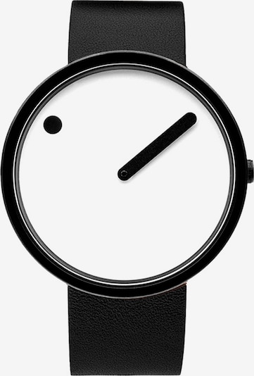 Picto Uhr in schwarz / weiß, Produktansicht
