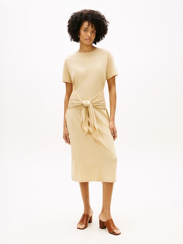TOMMY HILFIGER Jurk in Beige: voorkant
