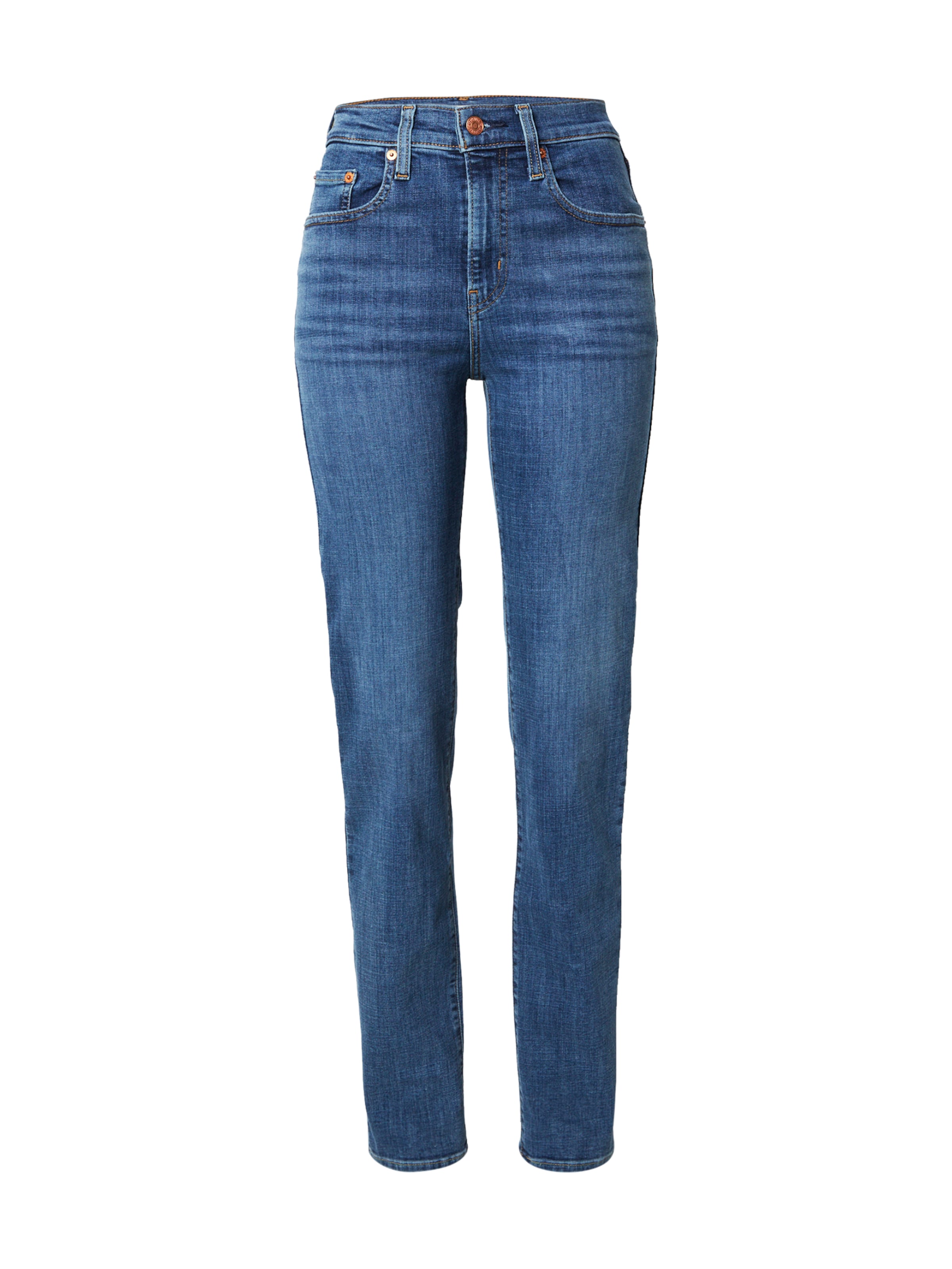 LEVI'S ® Slimfit Jeans '724™ High Rise Straight' i blå: forside