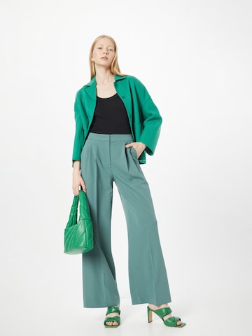 2NDDAY Wide leg Pleat-Front Pants 'Mille' in Blue