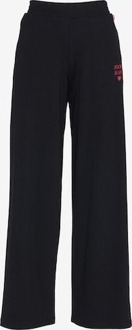 Joop Jeans - Calças de pijama ' After Dark ' em preto: frente