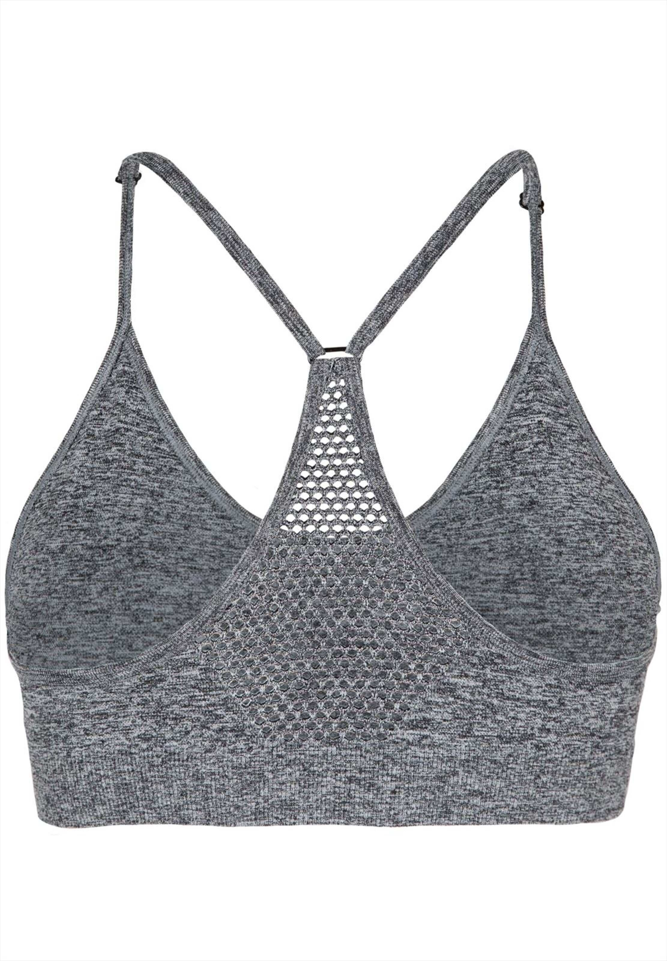 Bustino Reggiseno sportivo 'Quincy' di Gorilla Wear in grigio