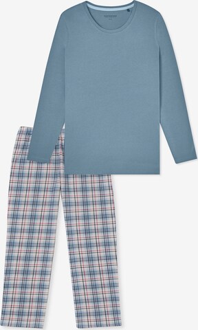 Pyjama ' Comfort Essentials ' SCHIESSER en bleu : devant