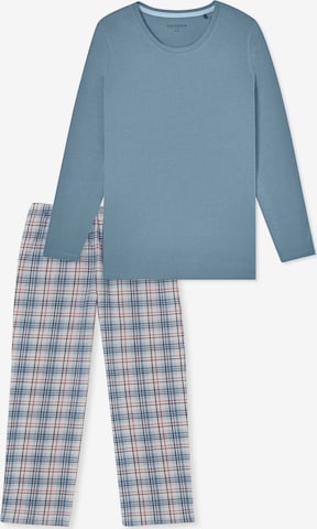 SCHIESSER Pyjama ' Comfort Essentials ' in Blau: predná strana