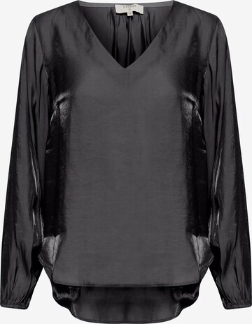 Cream Blouse 'Sally' in Black: front