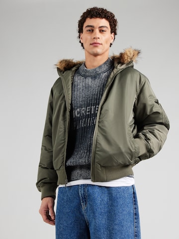 HOLLISTER Átmeneti dzseki - zöld: elől