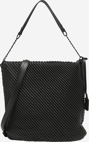 Rieker Shoulder Bag in Black: front