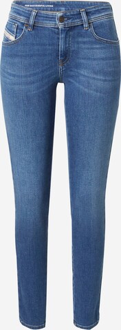 DIESEL Skinny Jeans '2017 SLANDY' in Blauw: voorkant