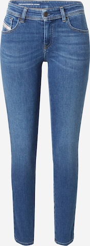 DIESEL Skinny Jeans '2017 SLANDY' in Blauw: voorkant