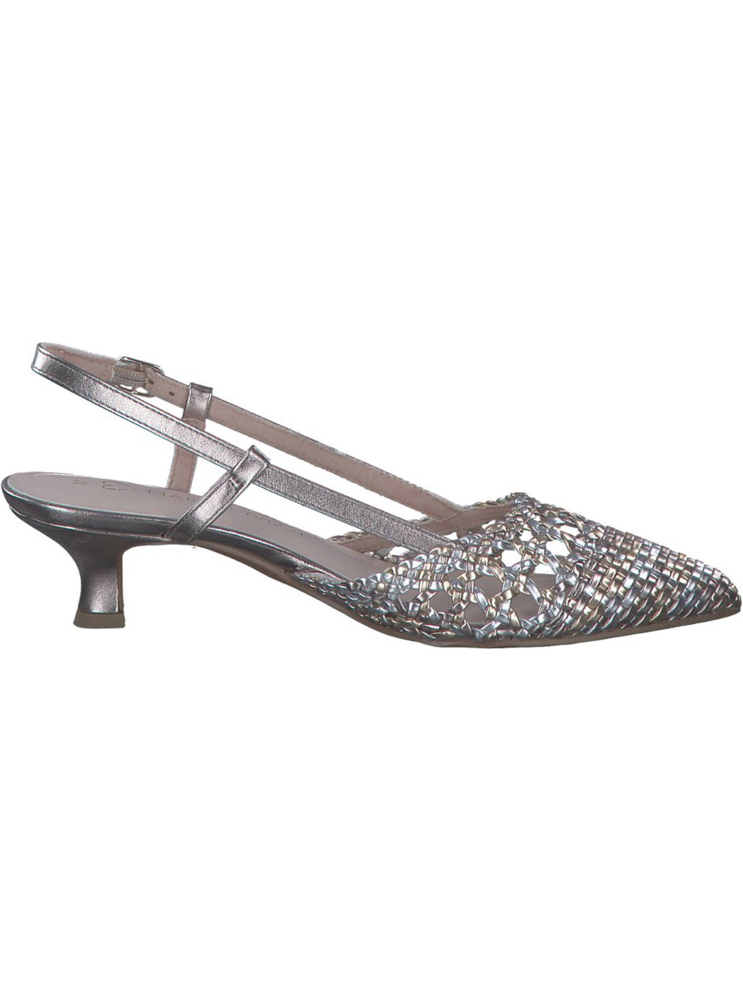 MARCO TOZZI Slingback Pumps '29502' in Silver