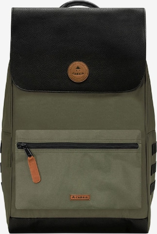 Cabaia Backpack in Green: front