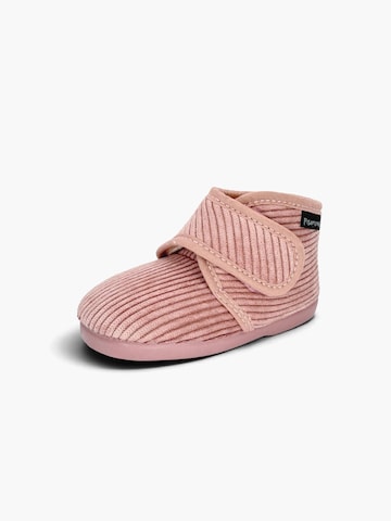Pisamonas - Zapatillas de casa en rosa: frente