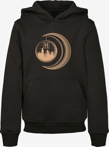 Sweat 'Harry Potter Hogwarts Moon' F4NT4STIC en noir : devant