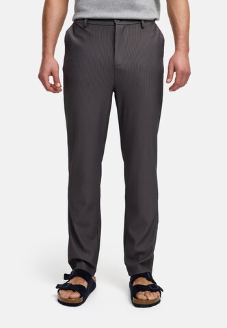 INDICODE JEANS Regular Broek 'Amogust' in Grijs: voorkant