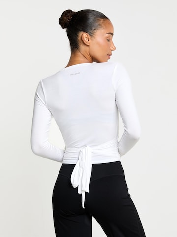 YO-GAYA Bolero 'Ballet Wrap' in White