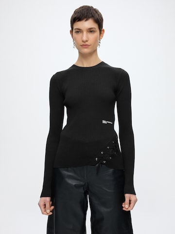 KARL LAGERFELD JEANS Trui in Zwart: voorkant