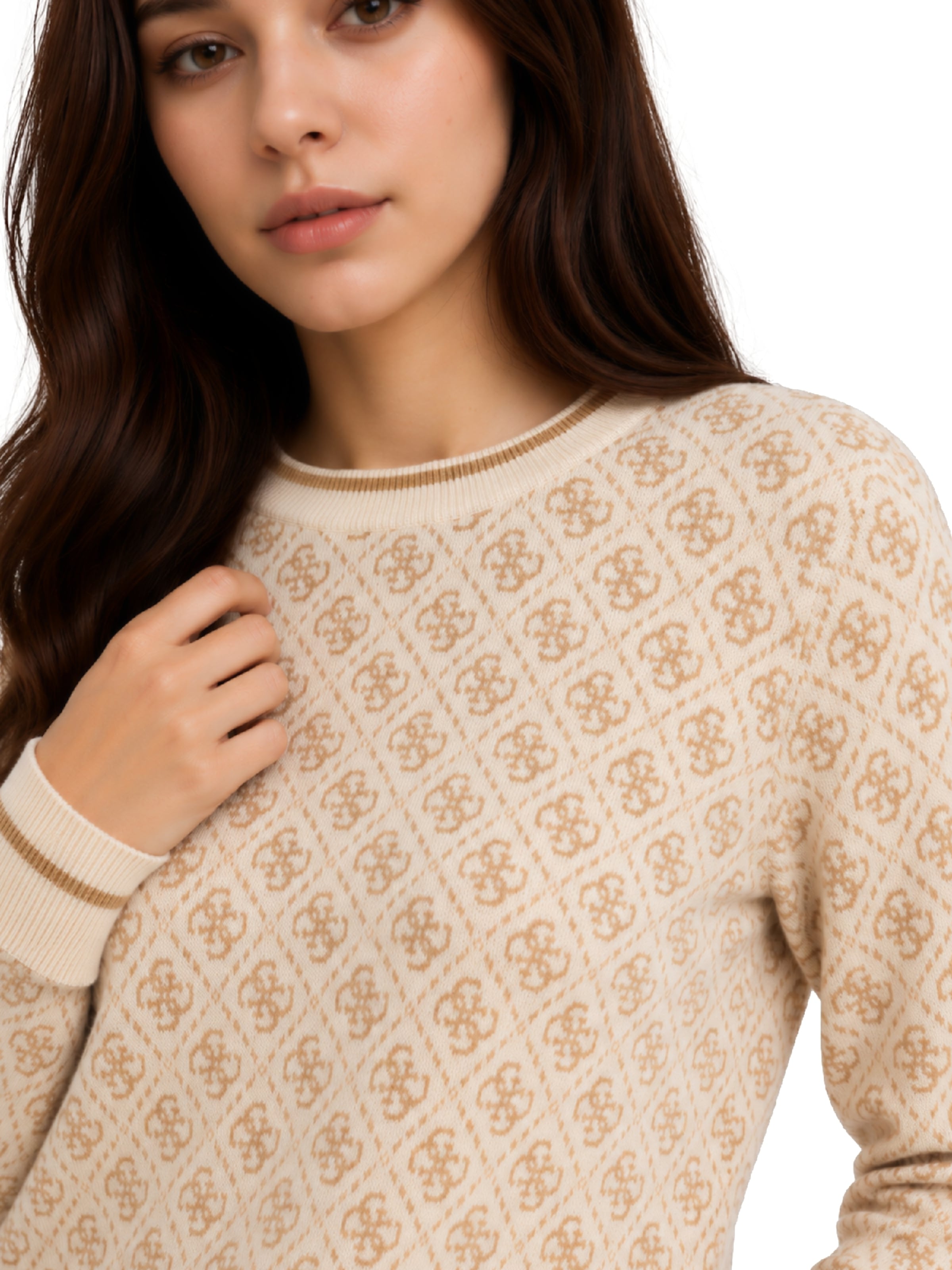 GUESS Trui 'Lise' in Beige