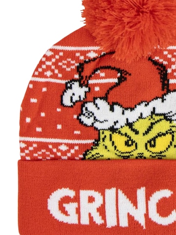 Bonnet 'Die Grinch Weihnachts-Punkte-Mütze' DISNEY en rouge