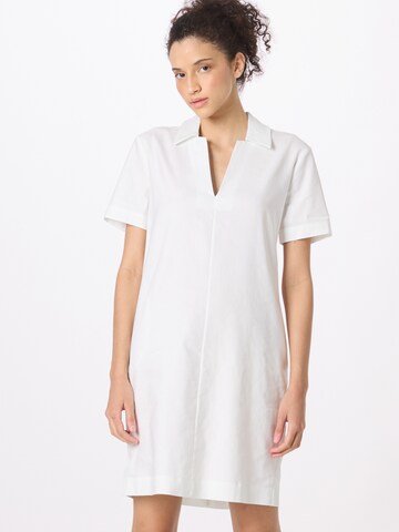 Robe-chemise Calvin Klein en blanc : devant