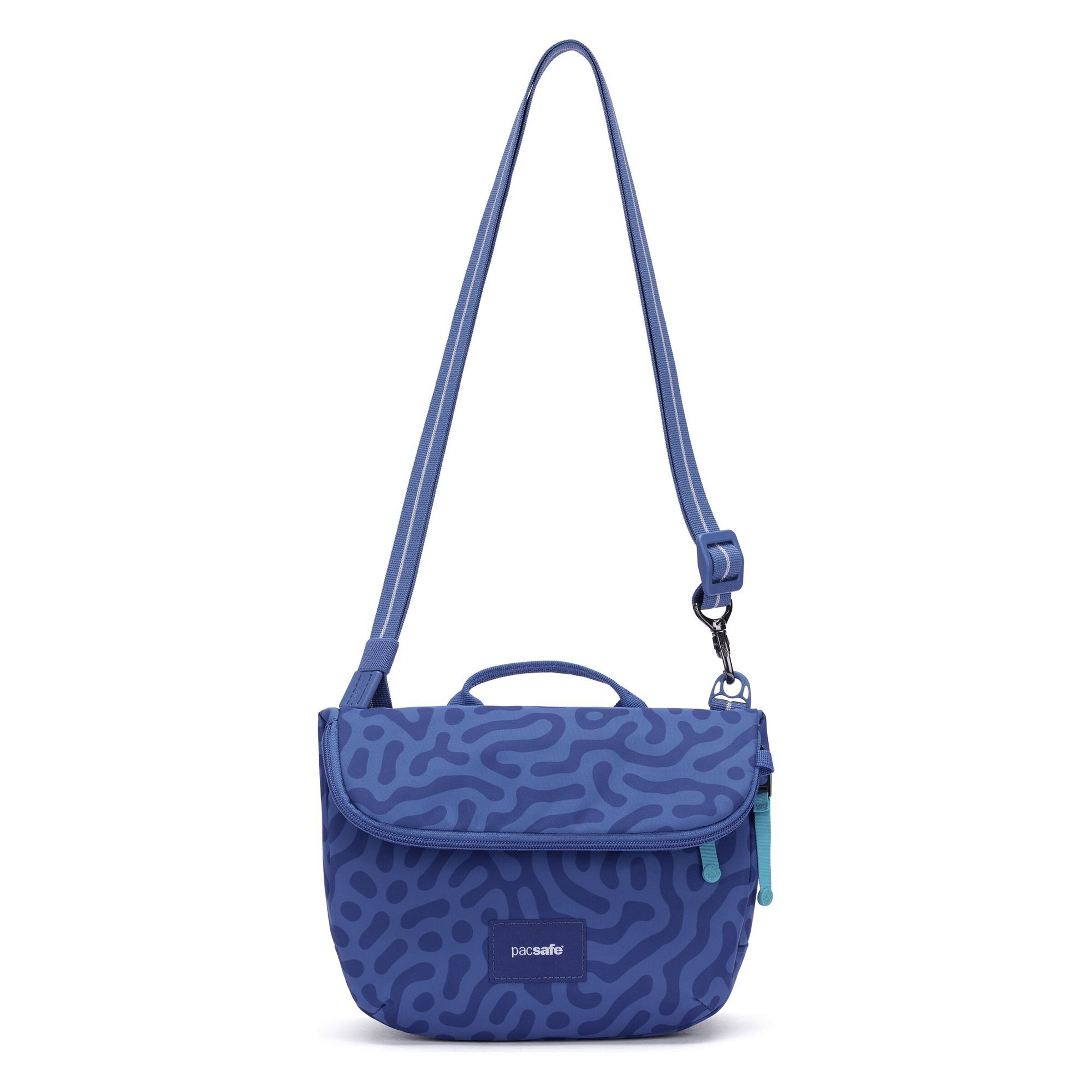 Borsa a tracolla di Pacsafe in blu