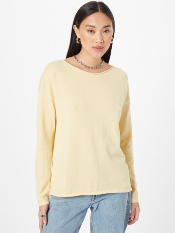 Pull-over ESPRIT en jaune : devant