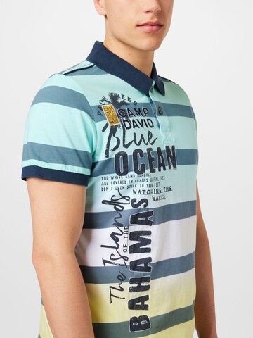 CAMP DAVID Poloshirt 'Beach Life' in Blau