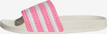 ADIDAS ORIGINALS Pantolette 'Adilette' in Pink: predná strana