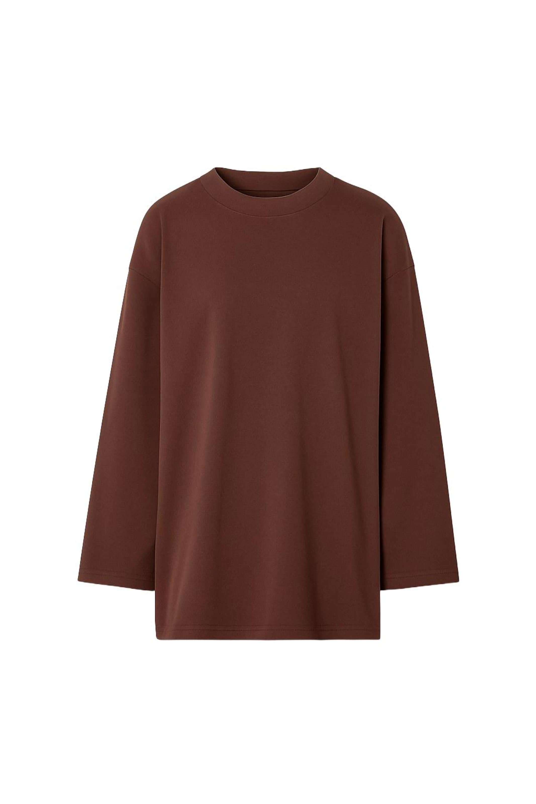 Sweat-shirt 'Manuka' MANUKA en marron : devant