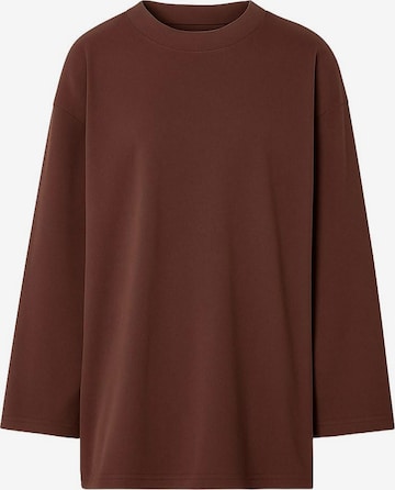 Sweat-shirt 'Manuka' MANUKA en marron : devant