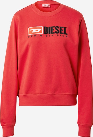 DIESEL Sweatshirt 'REGGY' in Red: front