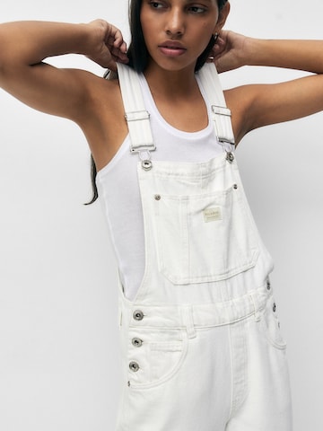 Pull&Bear Regular Dungaree jeans in Grey