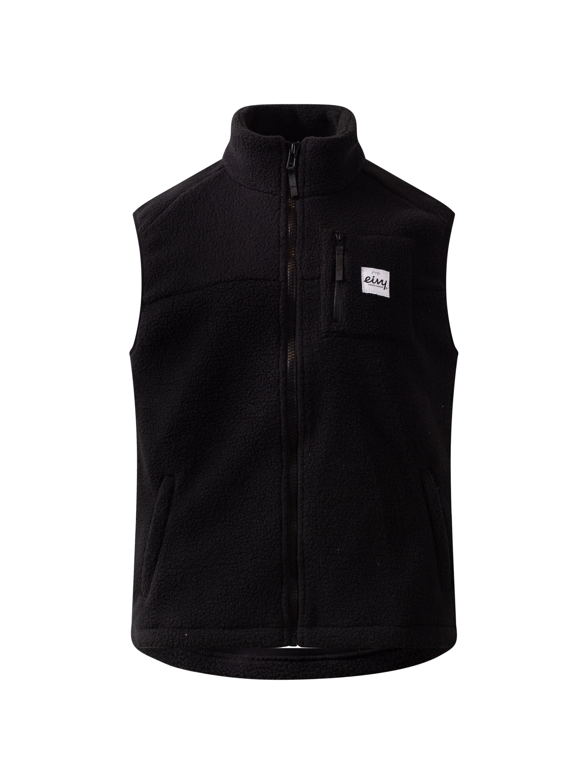 Eivy Fleeceweste in Schwarz: Vorderseite