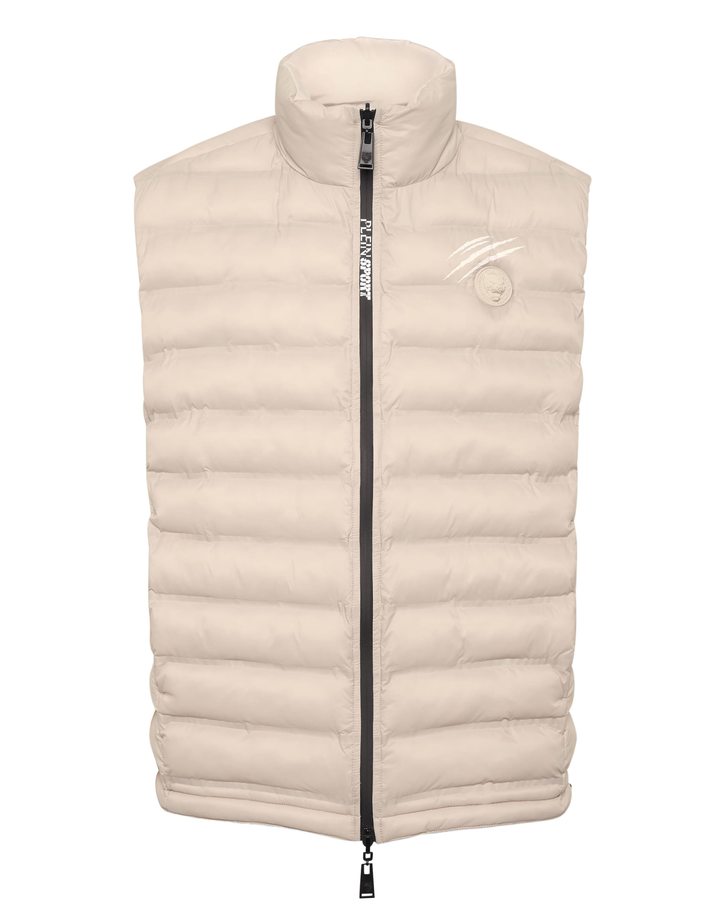 Plein Sport Sportweste in Beige: Vorderseite