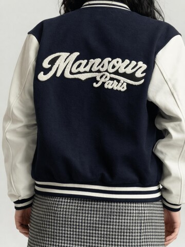 Giacca di mezza stagione 'College Varsity Jacket Navy' di Mansour in blu