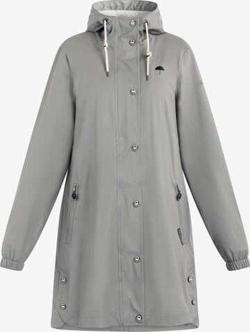 Schmuddelwedda Raincoat in Grey: front