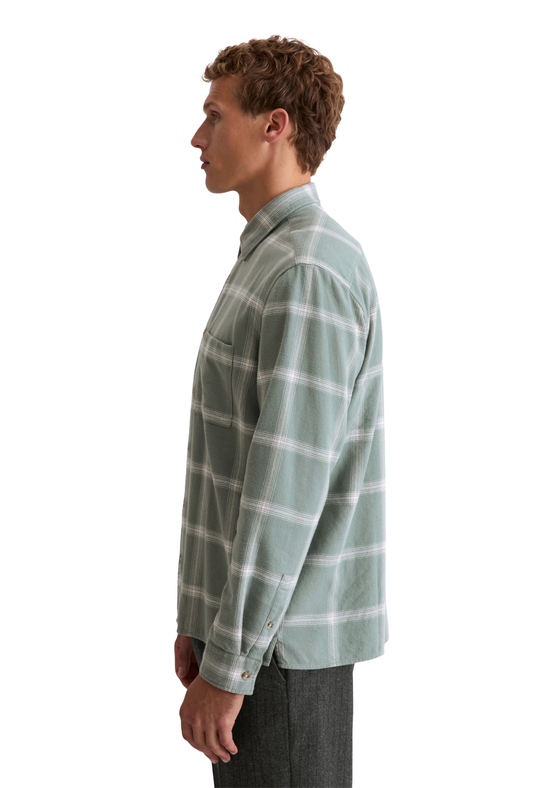 Marc O'Polo Regular fit Button Up Shirt in Blue