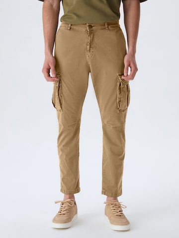 LTB Slim fit Cargo Pants 'Solaca' in Beige: front