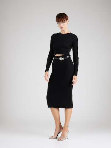 DIESEL Knitted dress 'PELAGOS' in Black
