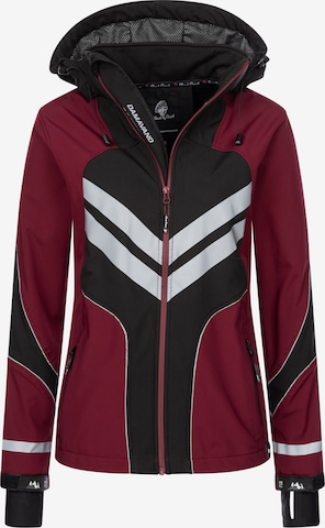 Rock Creek Outdoorjacke in Rot: Vorderseite