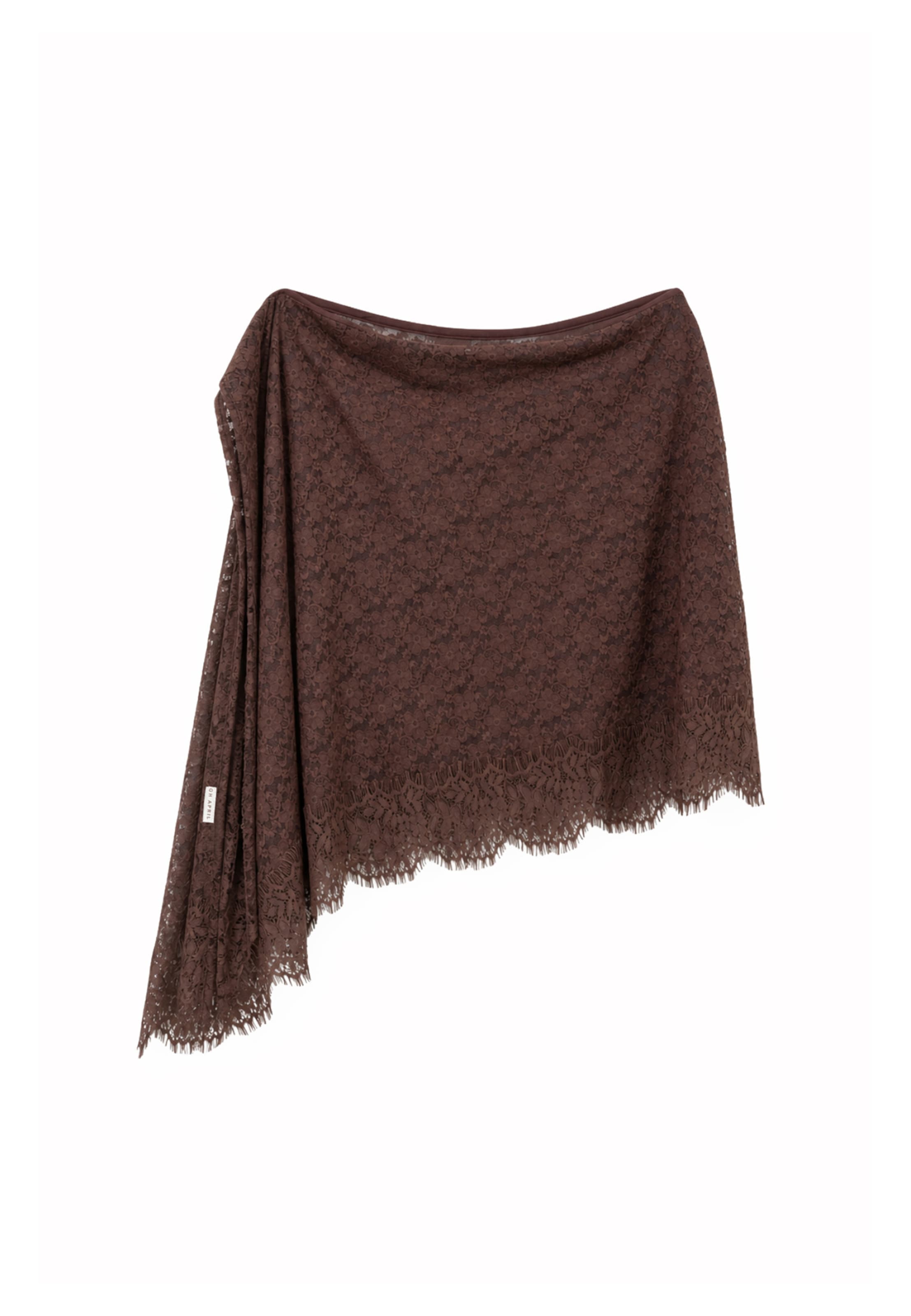 Serviette de plage 'Phelia' OH APRIL en marron : devant