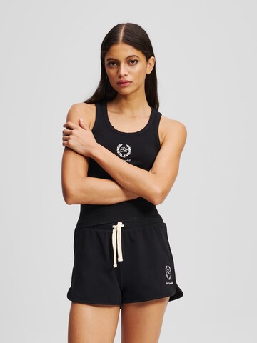 regular Pantaloni 'Hotel' di Karl Lagerfeld in nero
