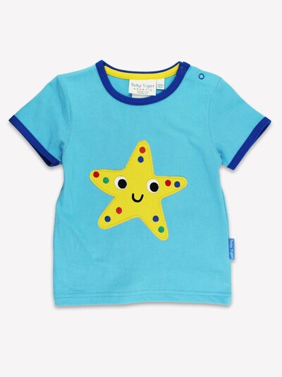 Toby Tiger Shirt‌‌‌‌‌‌ in himmelblau, Produktansicht