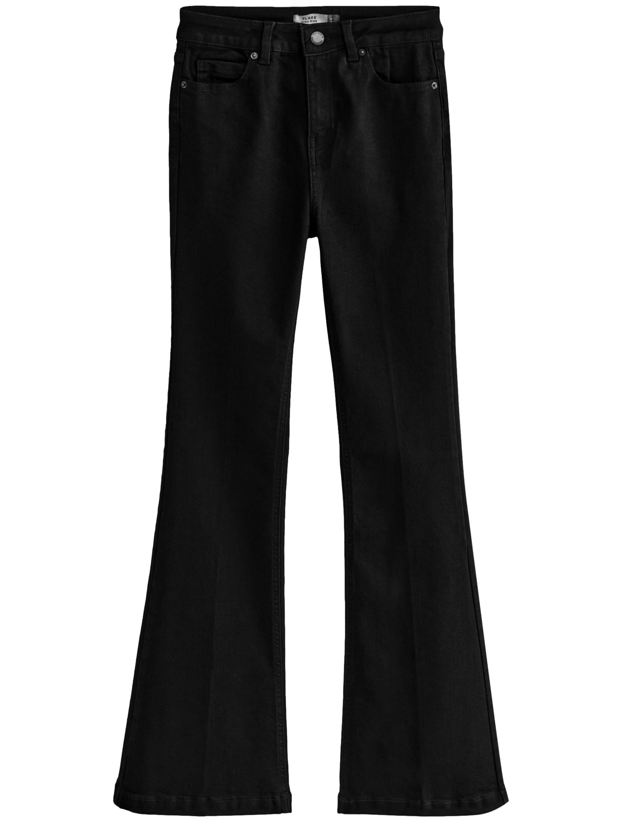 Next Zvonový Džíny – černá: přední strana