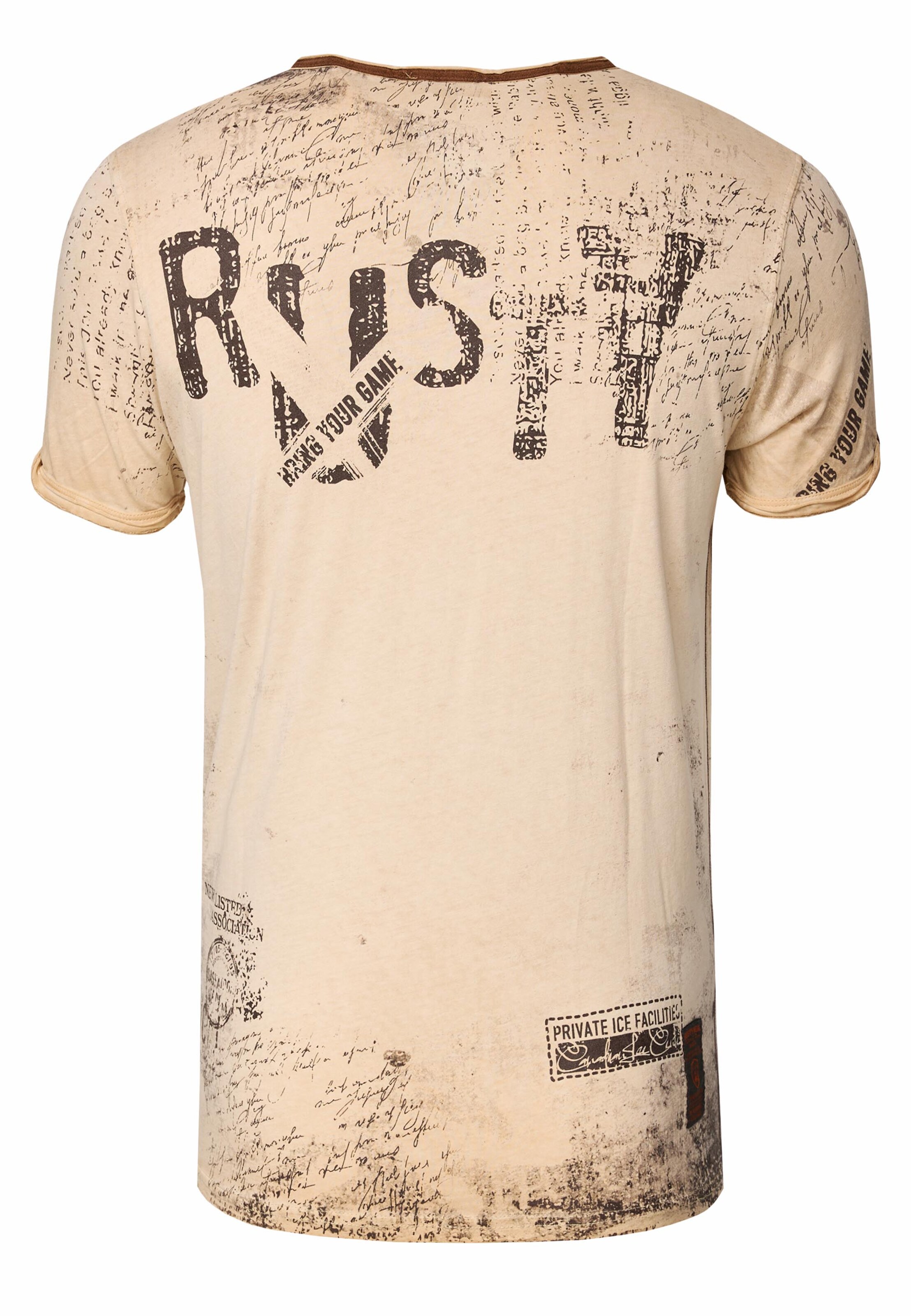 Rusty Neal T-Shirt in Beige